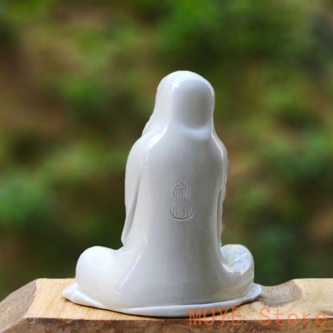 仏像 達磨仏像 茶台 玄関 茶室 陶磁器 禅意 装飾品 工芸品 置物zw0829