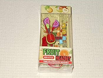 【中古-非常に良い】 FRUIT HEADSET イヤホン スイカ