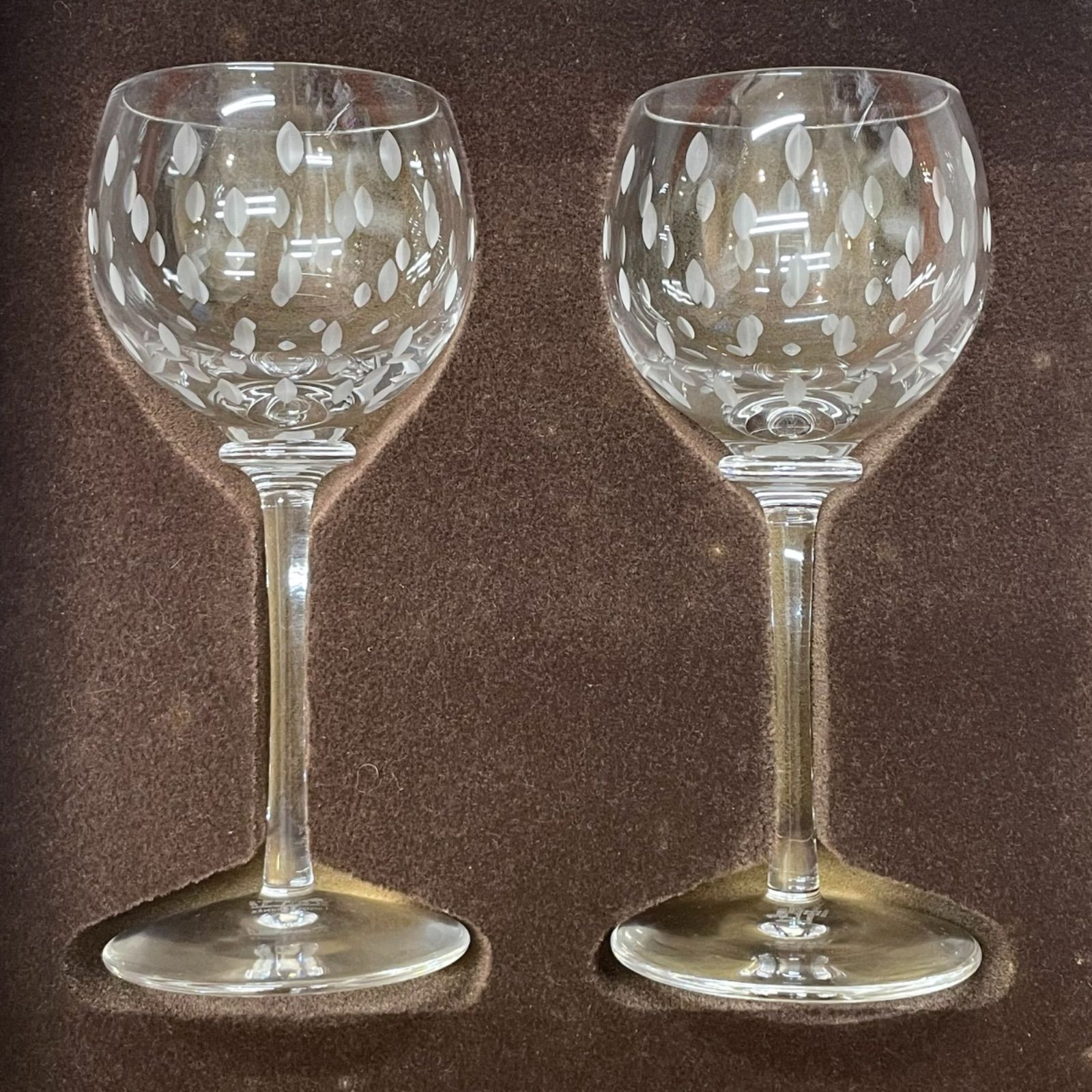 【HERMES/エルメス】ファンファーレ/ワイングラス/クリスタル/ペア/2客/箱付[R]  エルメス ファンファーレ ペア ワイングラス 蔵HERMES エルメス