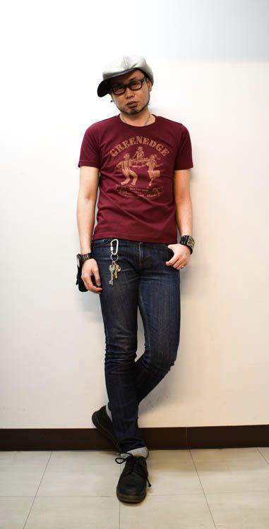 スカルDJTシャツ