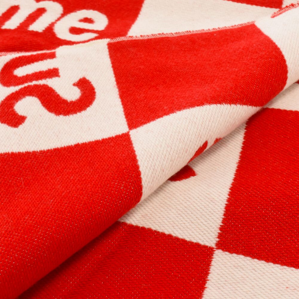 未使用Supreme Faribault Woolen Checkerboard Supreme Faribault Woolen Mill Checkerboard Wool Throw (Supreme