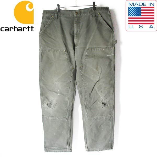 雰囲気系 USA製 carhartt B01 MOS フェード ダメージ ダック