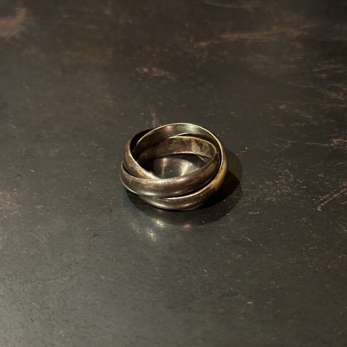 SILVER925 TRIPLE CONNECTED RING/シルバー/リング-クーポン最安価格