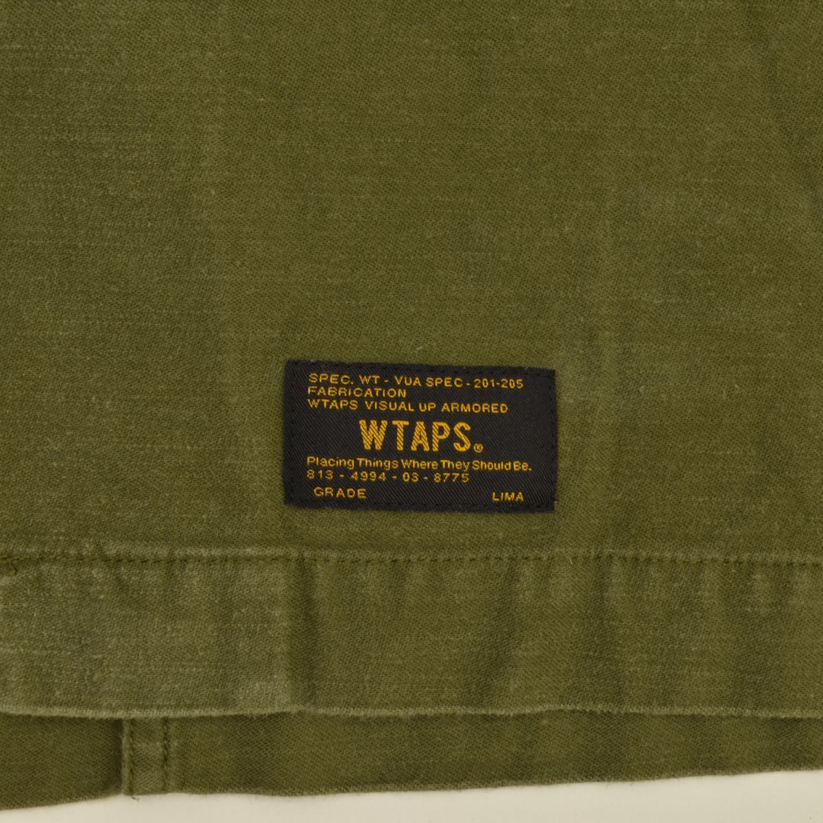 WTAPS】17SS 171WVDT-SHM01 BUDS LS / SHIRT. COTTON. SATIN長袖シャツ