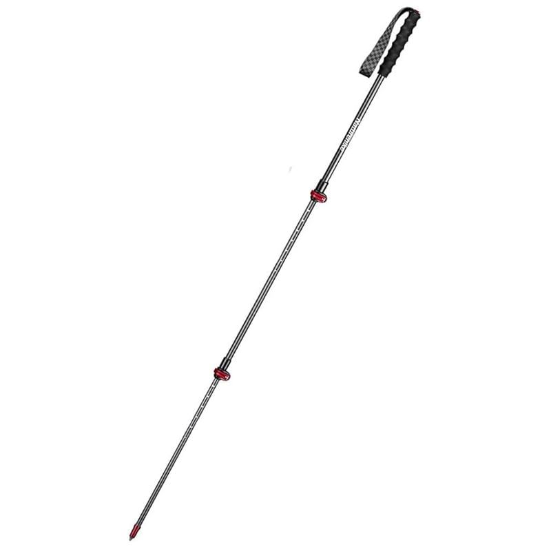 Naturehike カーボン製 3段式 超軽量 伸縮トレッキングポール 男女兼用 コンパクトで長さ調節 赤 L 1個入り 0