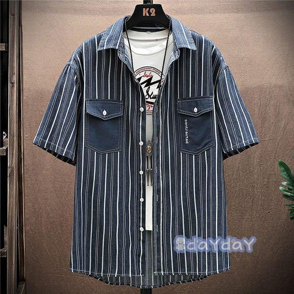 メンズ チェックシャツ トップス 半袖シャツ ストライプ柄 カジュアルシャツ ジュニア オックスフォード シャツ おしゃれ 春夏