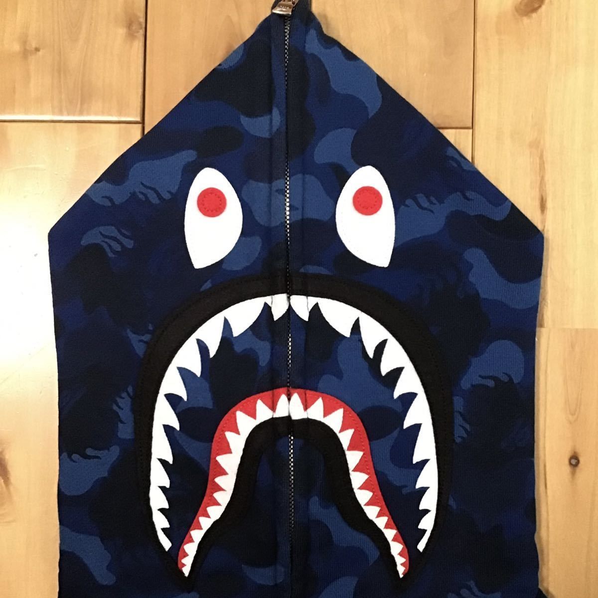 Fire camo シャーク パーカー shark full zip hoodie a bathing ape