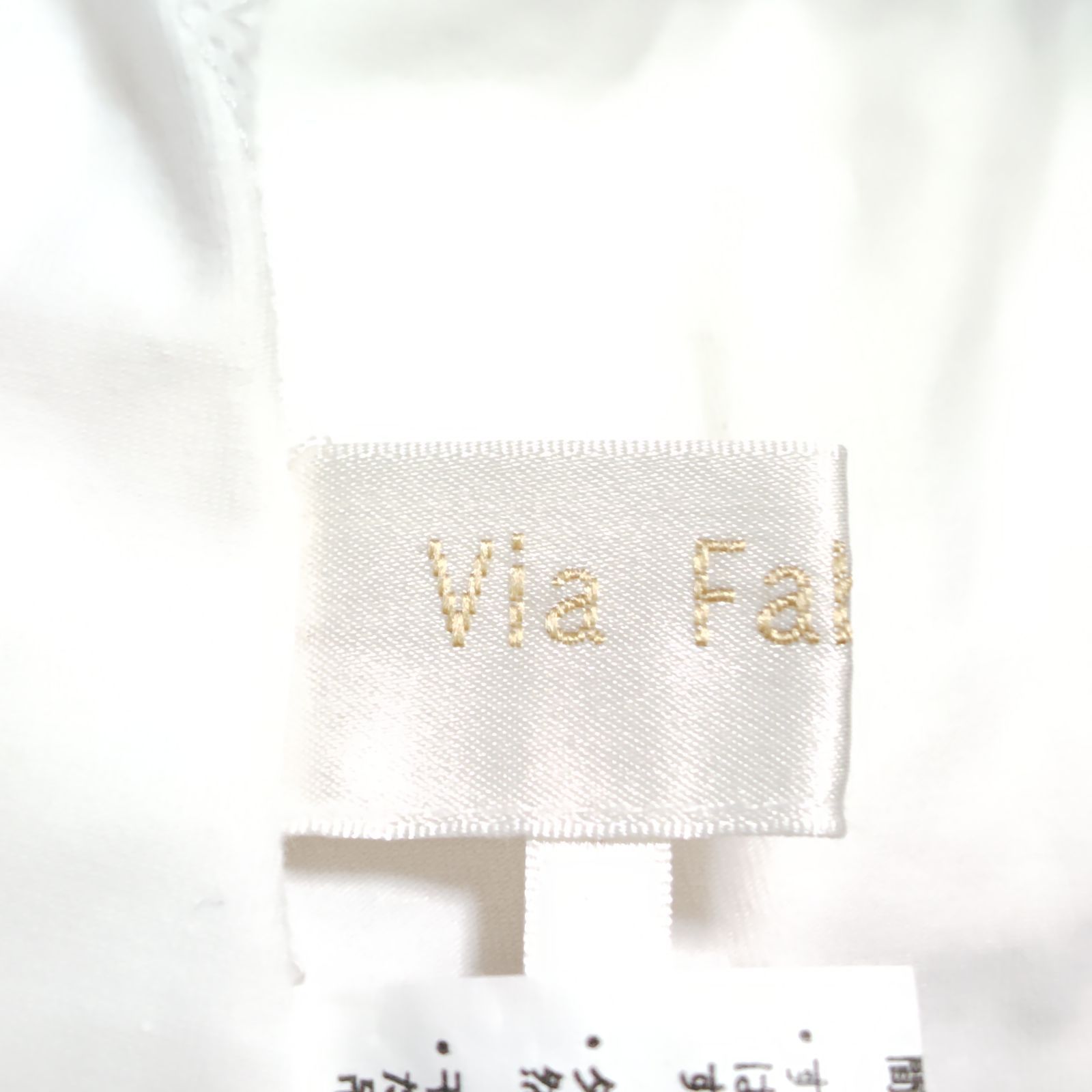 Via Faburrica ヴィアファブリカM-L 清楚で豪華な優しいデザイン!!【Via Faburrica】ヴィア