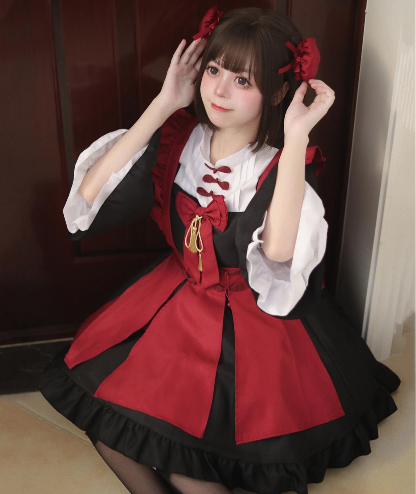 【数量限定】コスチューム 衣装 セクシー メイド服 仮装 小悪魔 メイド服コスプレ レディース ハロウィン 可愛い [YZZYQQ] メイド服 S-5XL