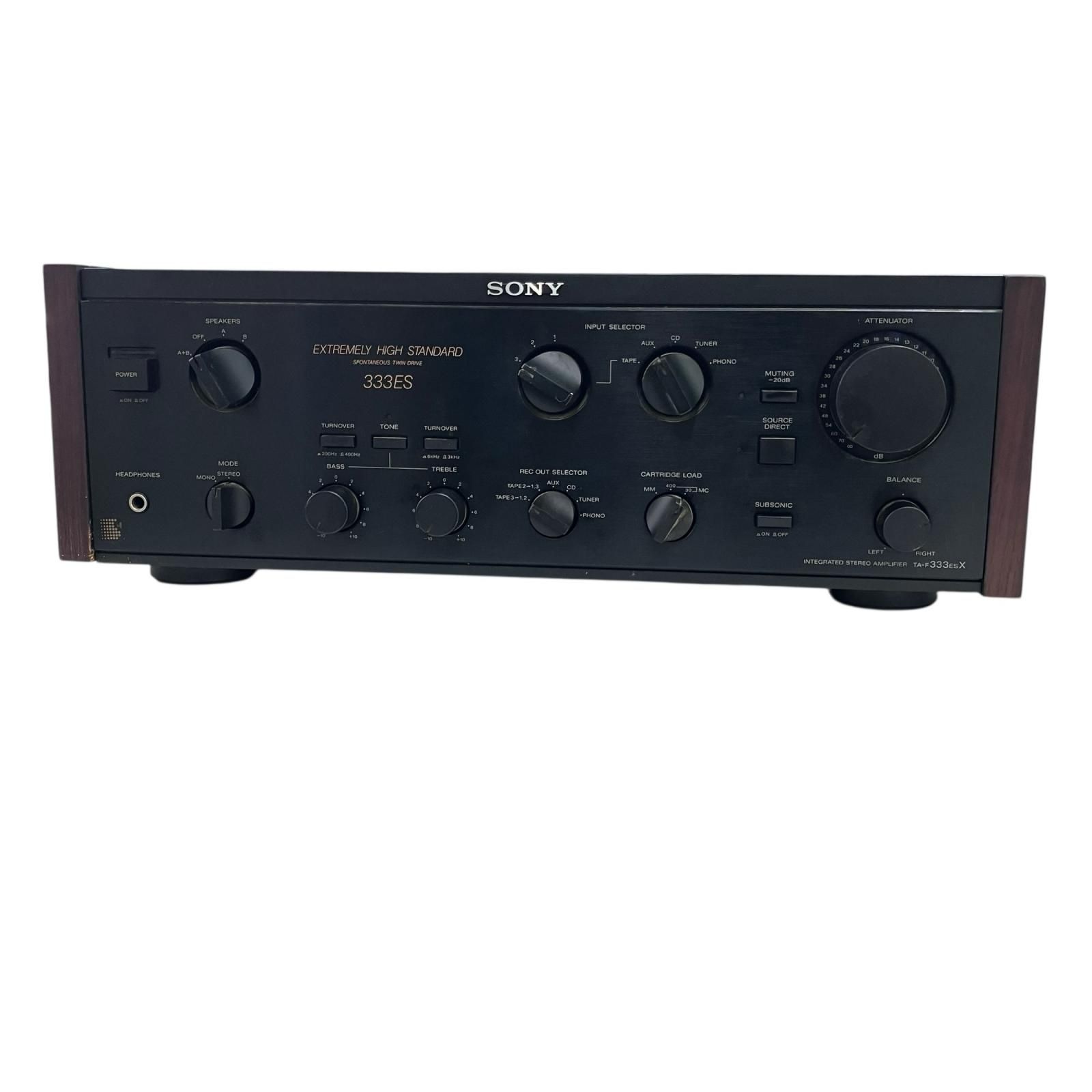 186000 現状品 SONY ソニー プリメインアンプ TA-F333ESX