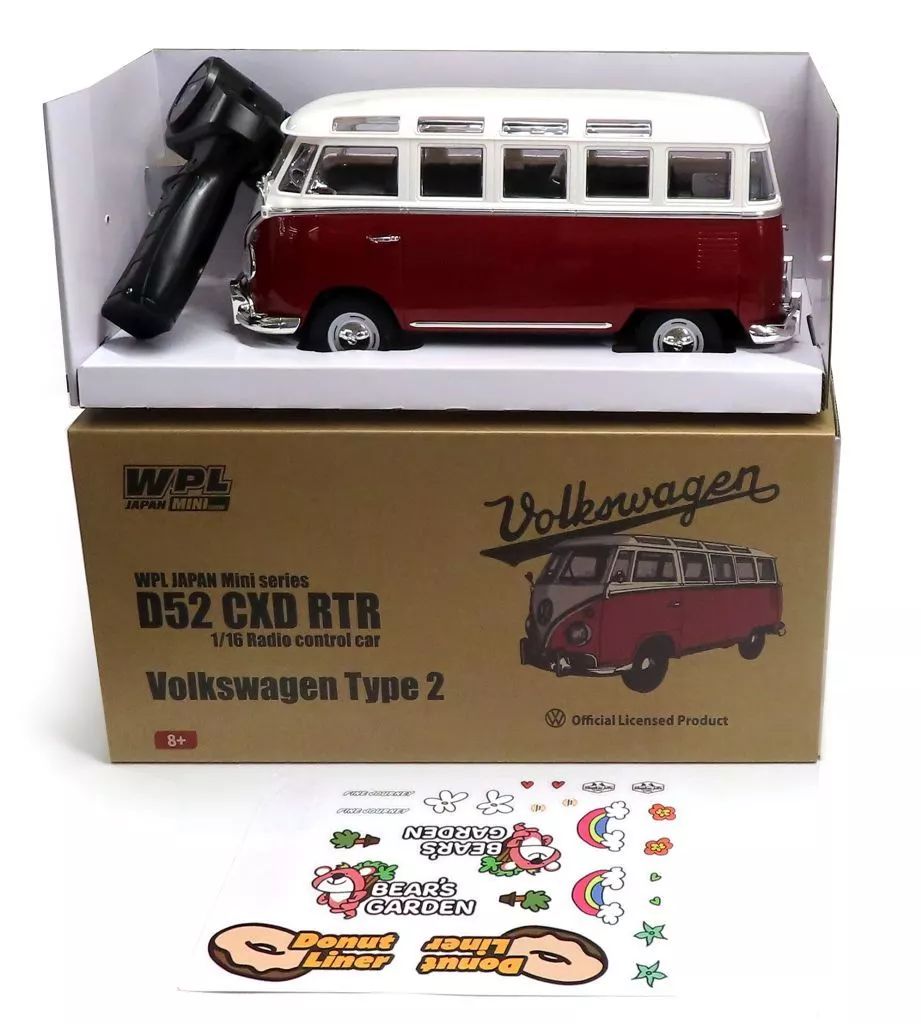 中古】ラジコン 1/16 D52 CXD RTR Volkswagen Type 2(レッド