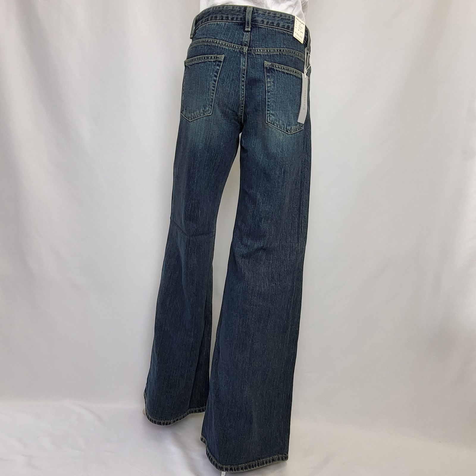 BISON CELLULOID ワイドバギー ジーンズ デニムフレアパンツ