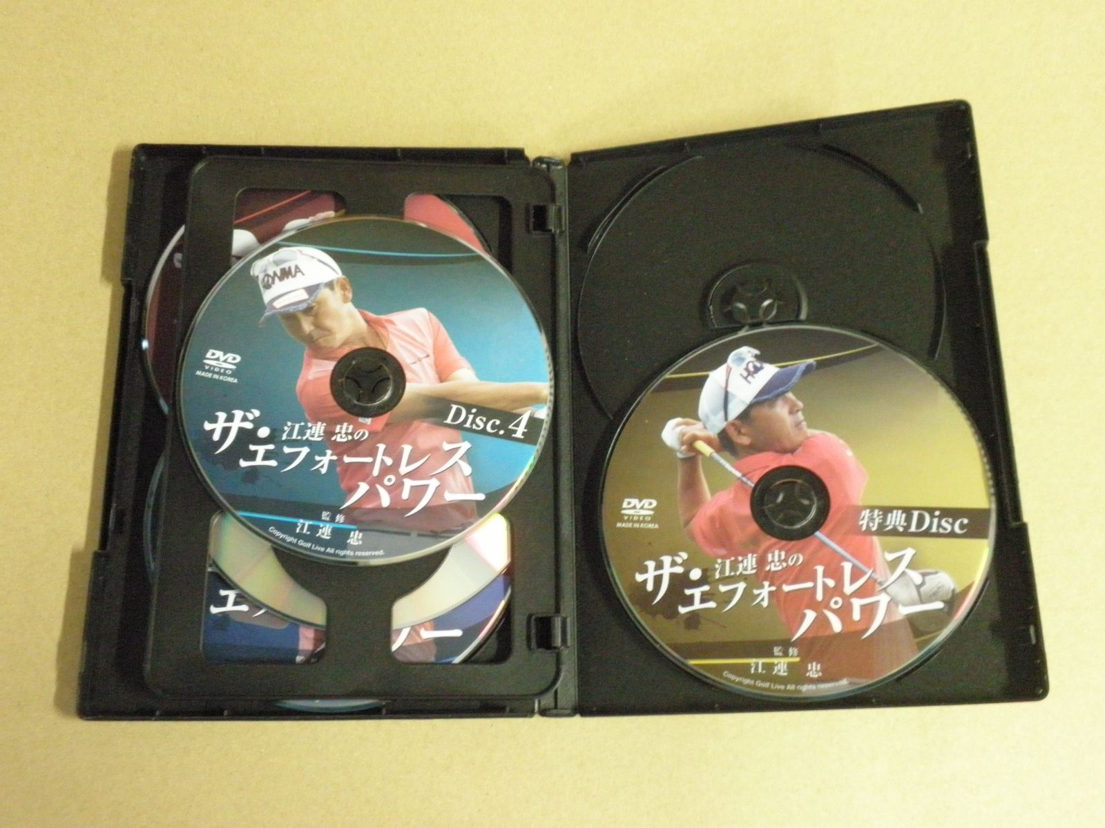 江連 ゴルフDVD ザエフォートレス パワー 江連 忠 忠ザ・スウィング