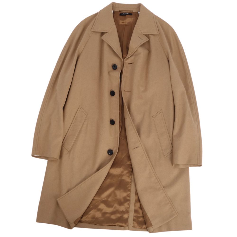 美品 ダンヒル Dunhill コート ロングコート キャメル100％ 無地