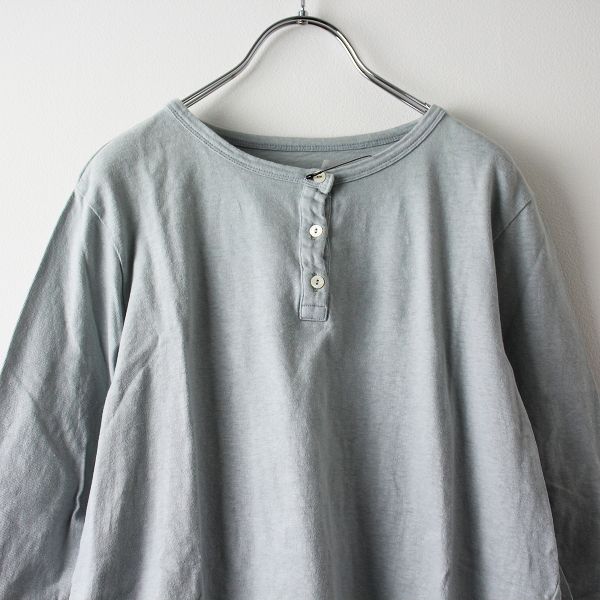 nest Robe ネストローブ ラフィー天竺7分袖ヘンリープルオーバー