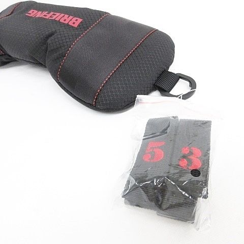 ブリーフィング BRIEFING ゴルフ ヘッドカバー 2点セット ドライバー フェアウェイウッド DR FW ブラック レッド 黒 赤 LLC-HASEGAWATOSO_COM