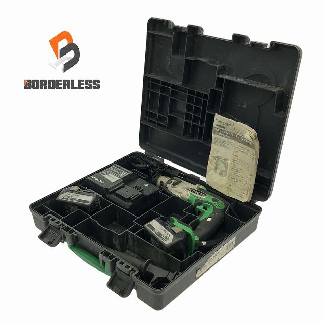 HITACHI 日立工機 18V 16mm コードレスロータリーハンマドリル DH18DSL バッテリー2個 5.0Ah 充電器 ケース付 107115