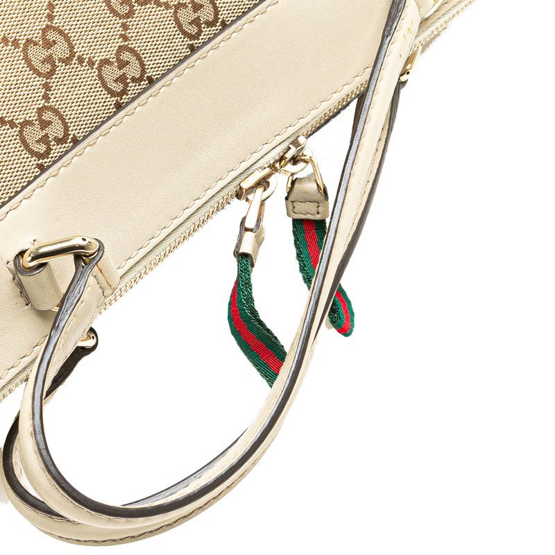 グッチ GGキャンバス メイフィア シェリーライン ハンドバッグ  