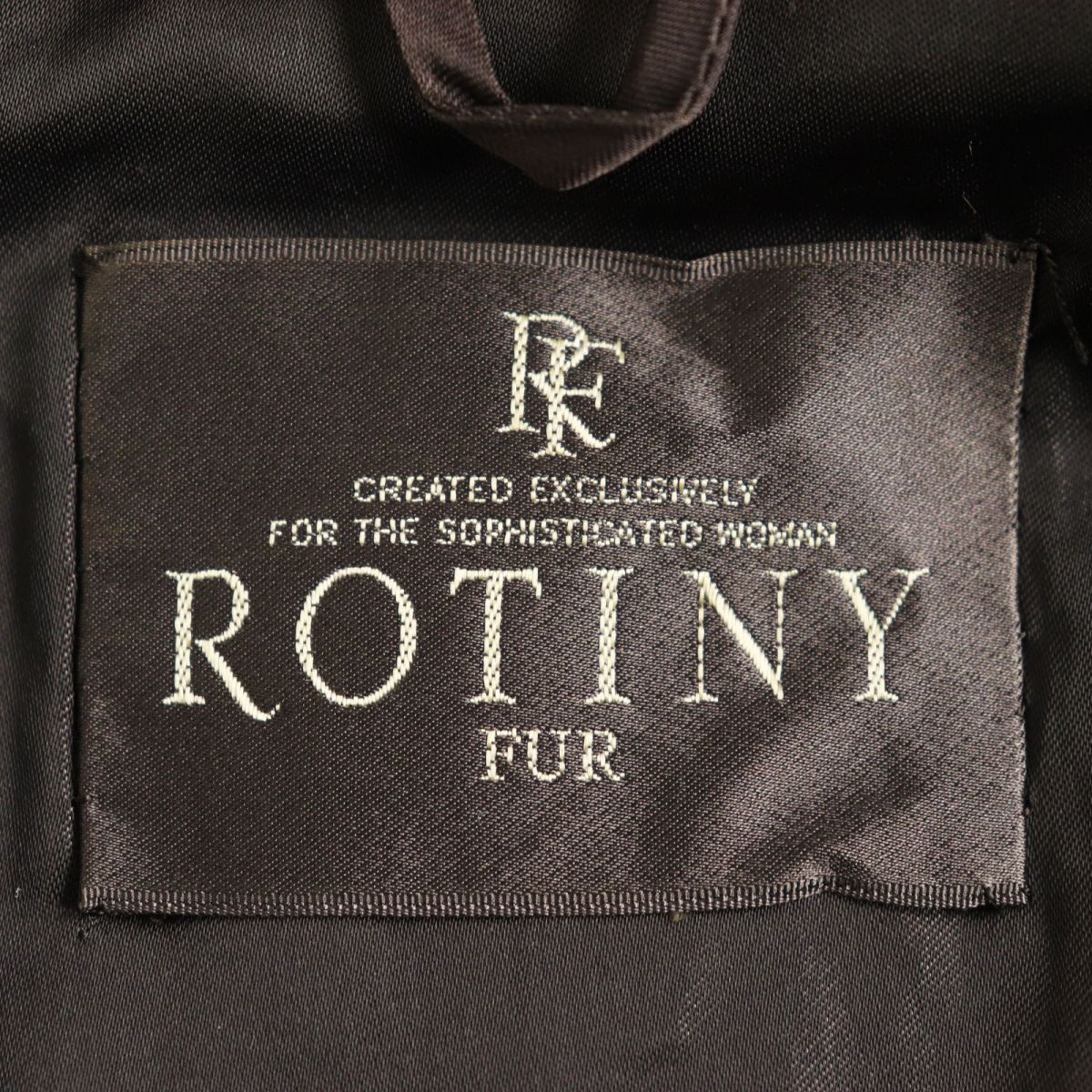 美品○ROTINY ロティニー MINK ミンク 本毛皮ショートコート