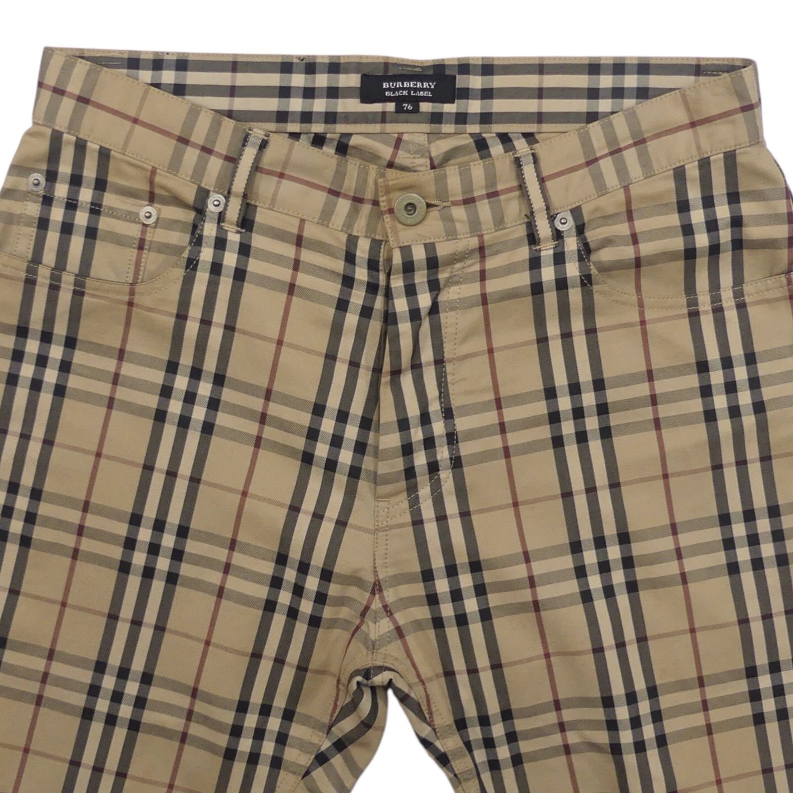 MADE IN JAPAN製 BURBERRY BLACK LABEL ブラックデニムパンツ