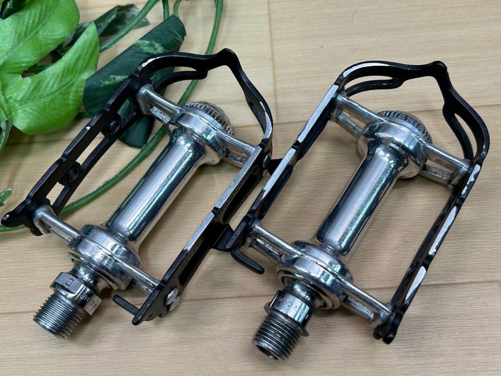 イチ推し!! !! CAMPAGNOLO PEDAL 325g カンパニョーロ ビンテージ ペダル ロード ミニベロ クロス MTB 同梱発送承り中!! M-330