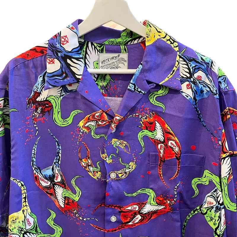 ワコマリア WACKO MARIA タグ付き NECK FACE ネックフェイス HAWAIIAN  