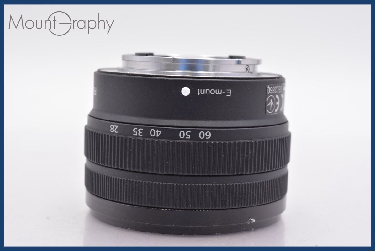 上 ソニー SONY FE 28-60 F4-5.6 後キャップ付 完動 同梱可 mj5014