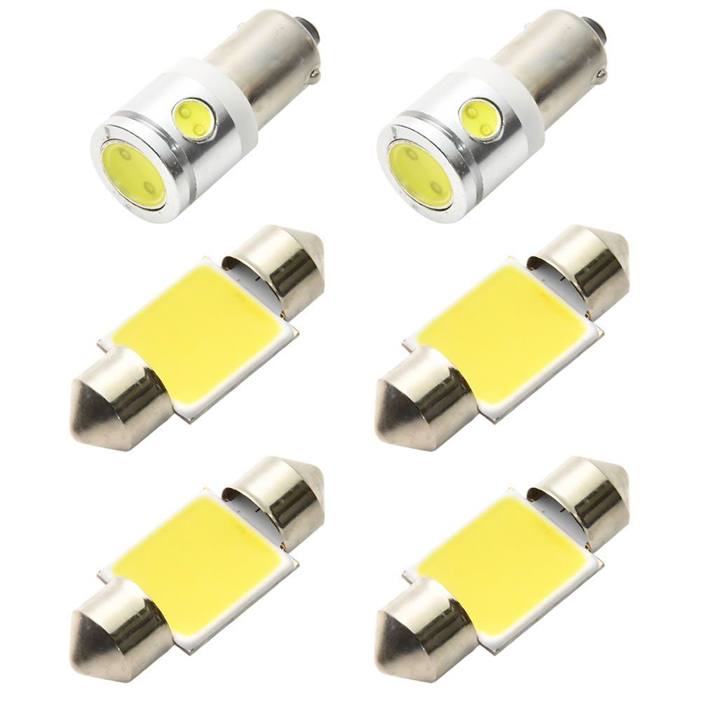 200系 レジアスエース スーパーGL H16.8-H25.12 マジ明るいCOB LEDルームランプ 電球 6点