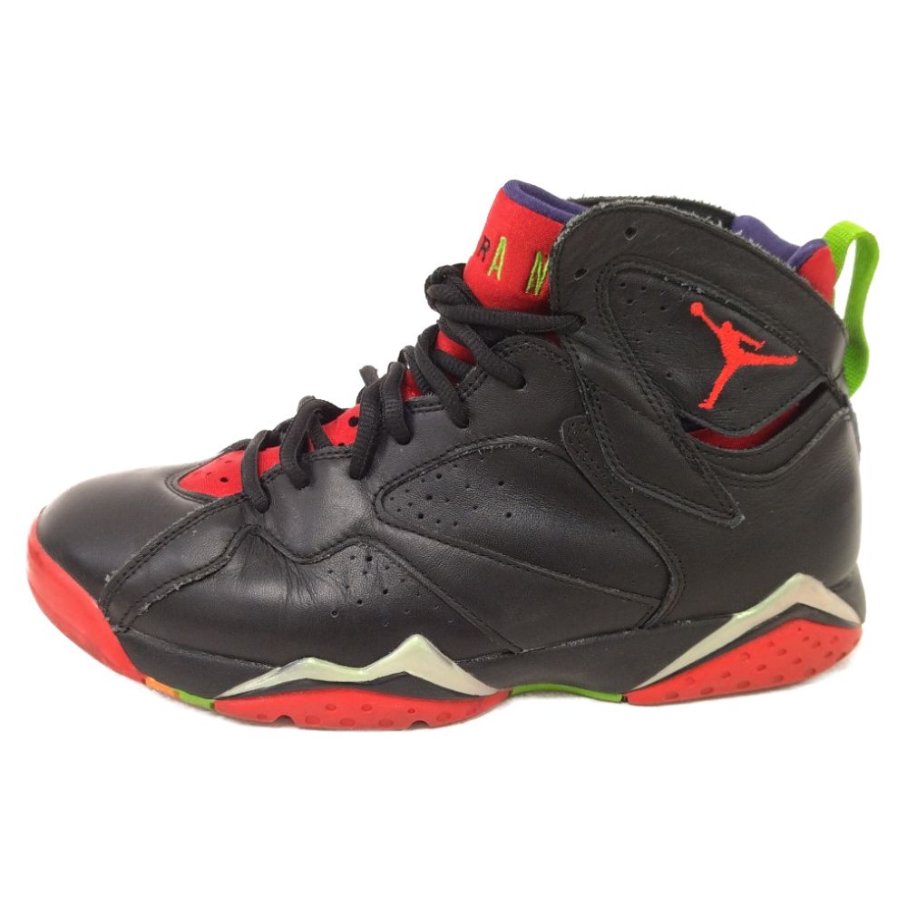 NIKE (ナイキ) AIR JORDAN 7 RETRO MARVIN THE MARTIAN 304775-029 エアジョーダン7 レトロ マービン ザ マーシャン ハイカットスニーカー ブラック US8.5/26.5cm