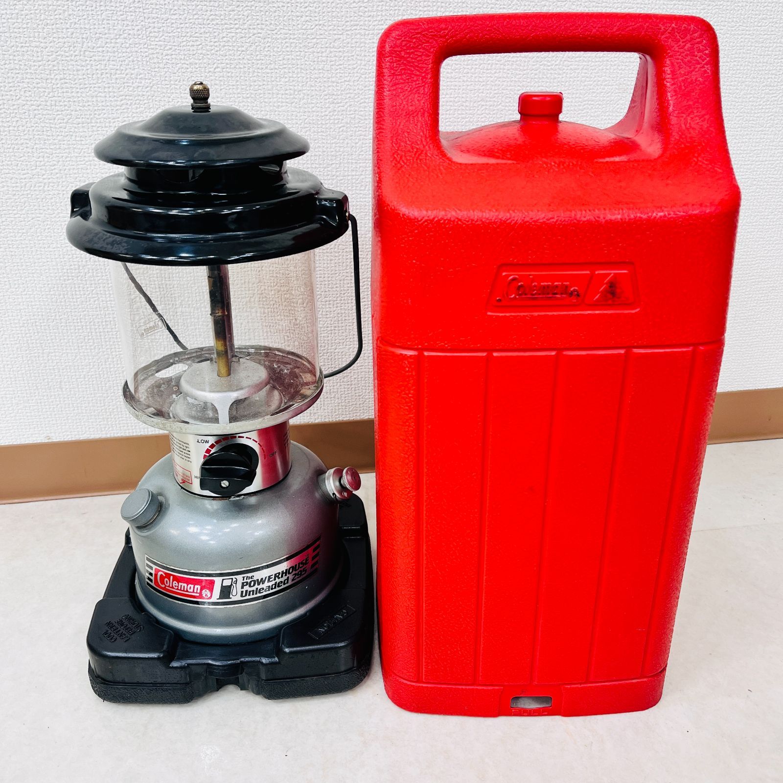 コールマン ランタン 295 Unleaded 2マントル ケース付き