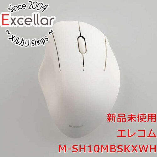 [bn:12] ELECOM製　SHELLPHA USB無線 Bluetoothマウス 3ボタン Mサイズ M-SH10MBSKXWH　ホワイト