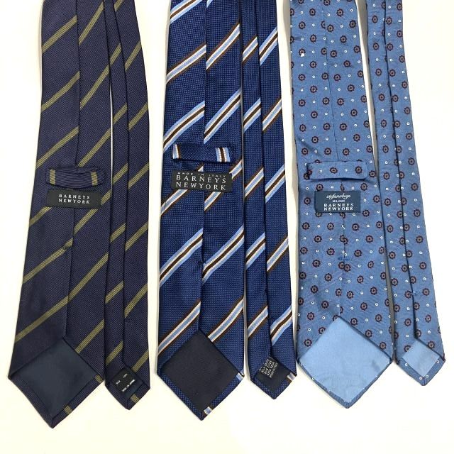 バーニーズニューヨーク BARNEYS NEW YORK 美品 ネクタイ 3点セット 
