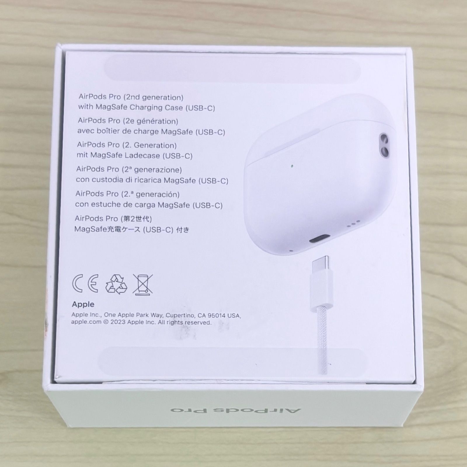 正規品 AirPods Pro 第2世代 ケース付き 付属品あり 【公式通販】