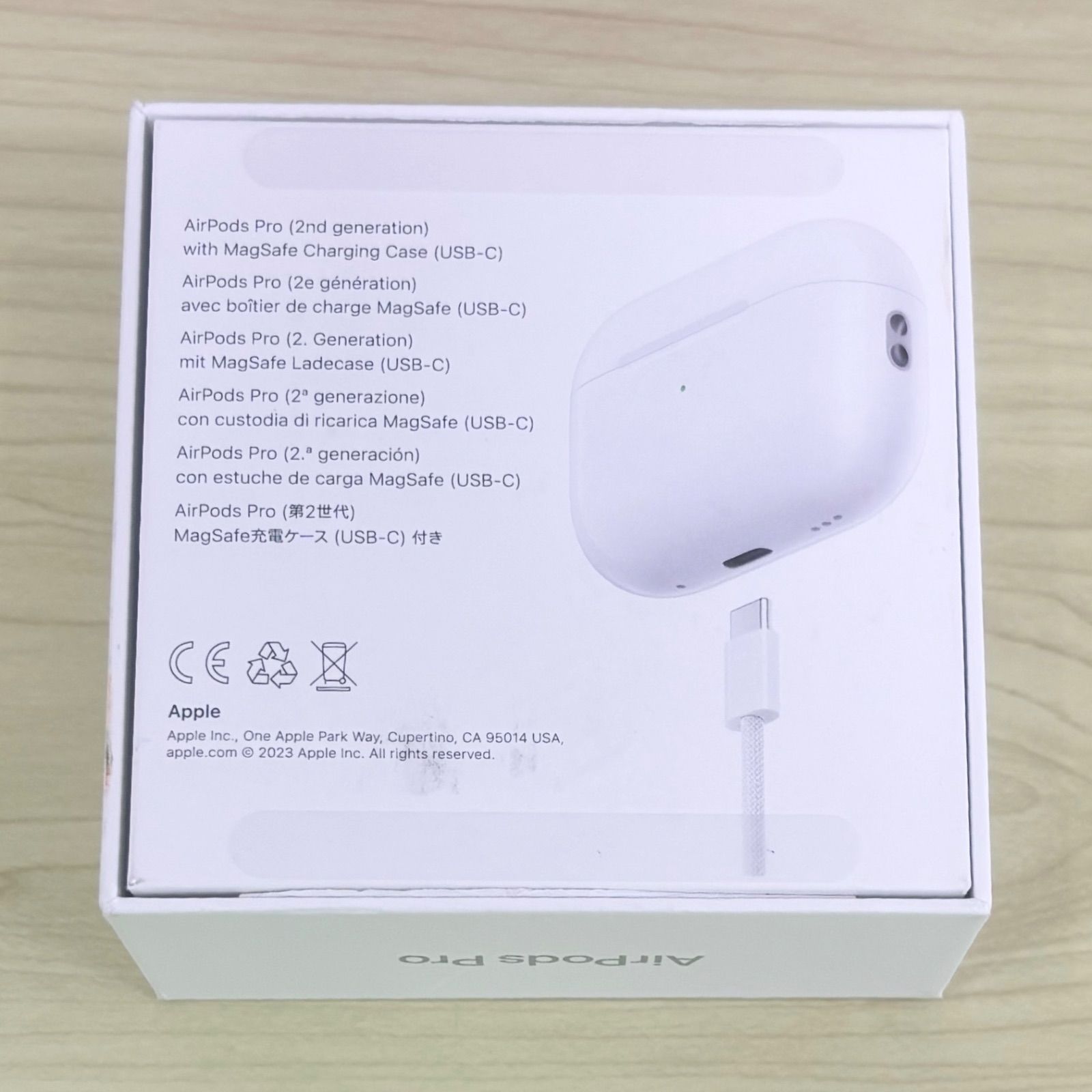 新品未使用】Apple AirPods Pro 第2世代 正規品 本体 USB-C 21114 - メルカリ