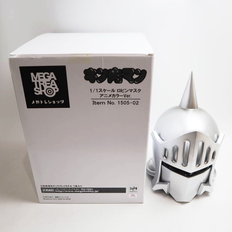 M06-s073 本体美品 メガトレショップ 1/1スケール ロビンマスク アニメカラーVer. 実物大マスク キン肉マン M06-s073 本体美品 メガトレショップ 1/1スケール ロビンマスク