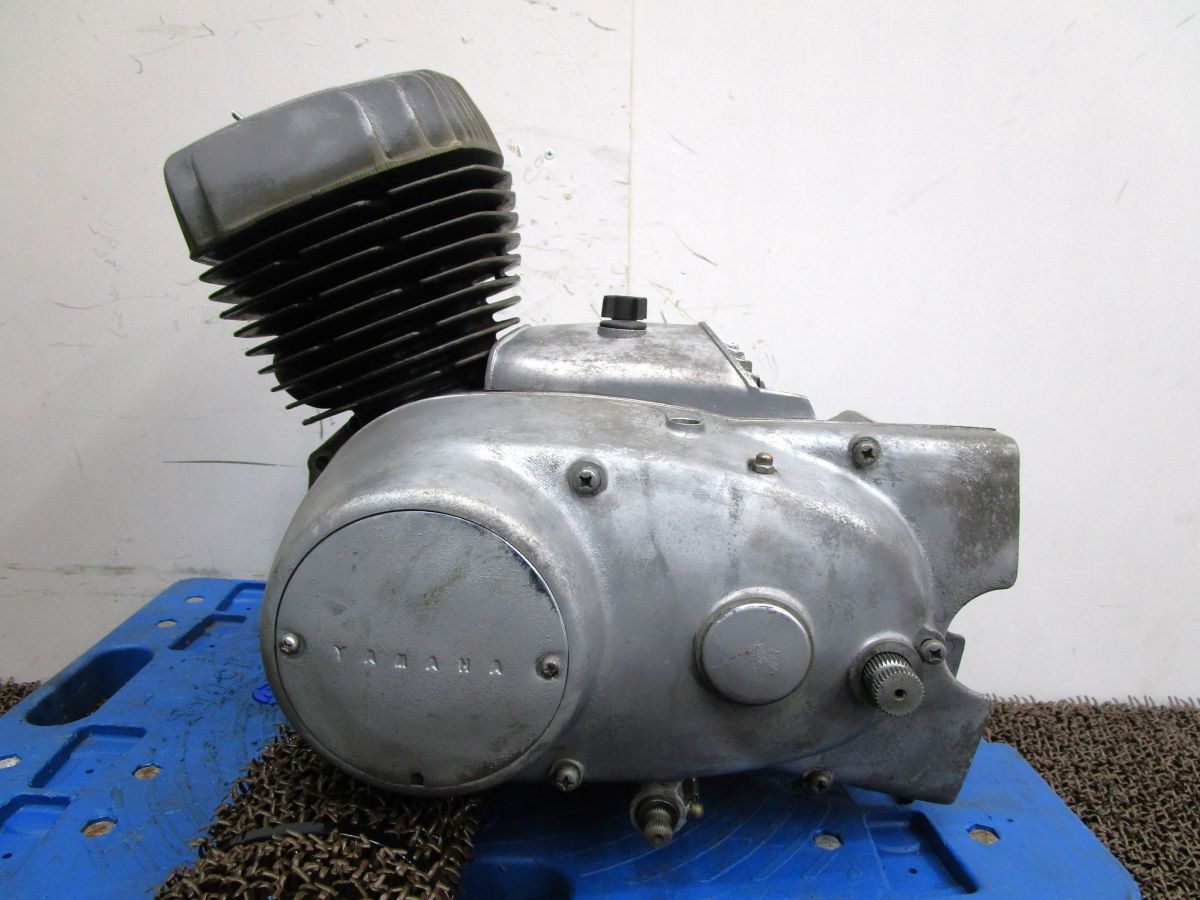 YA-5 エンジン A6703 Y12 始動 済み OH素材に ヤマハ 85627 キャブ車 YA5