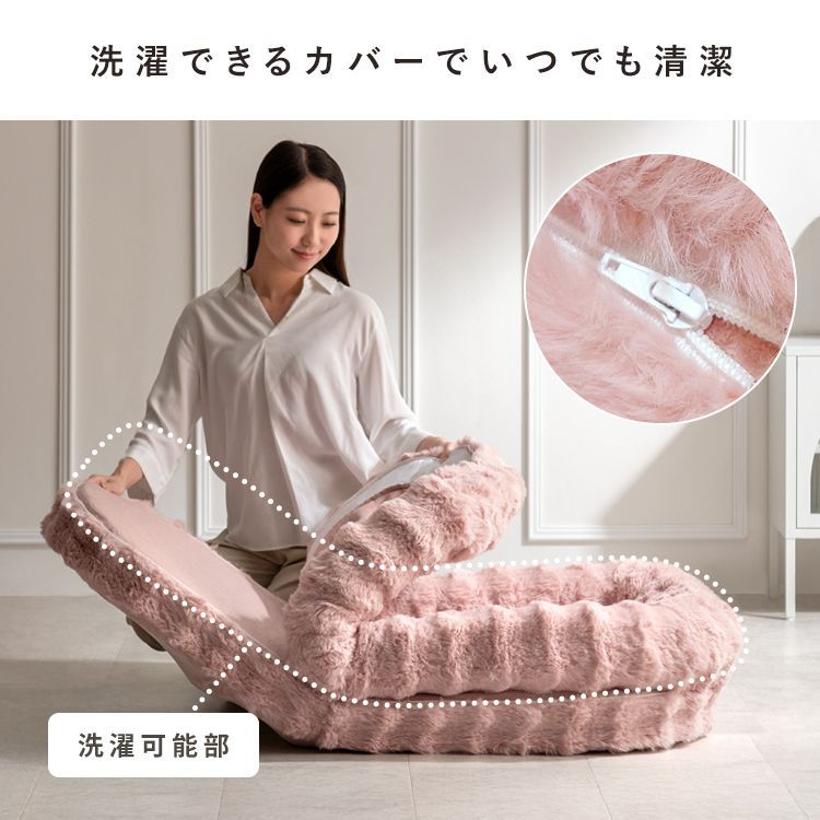 ソファベッド グレー