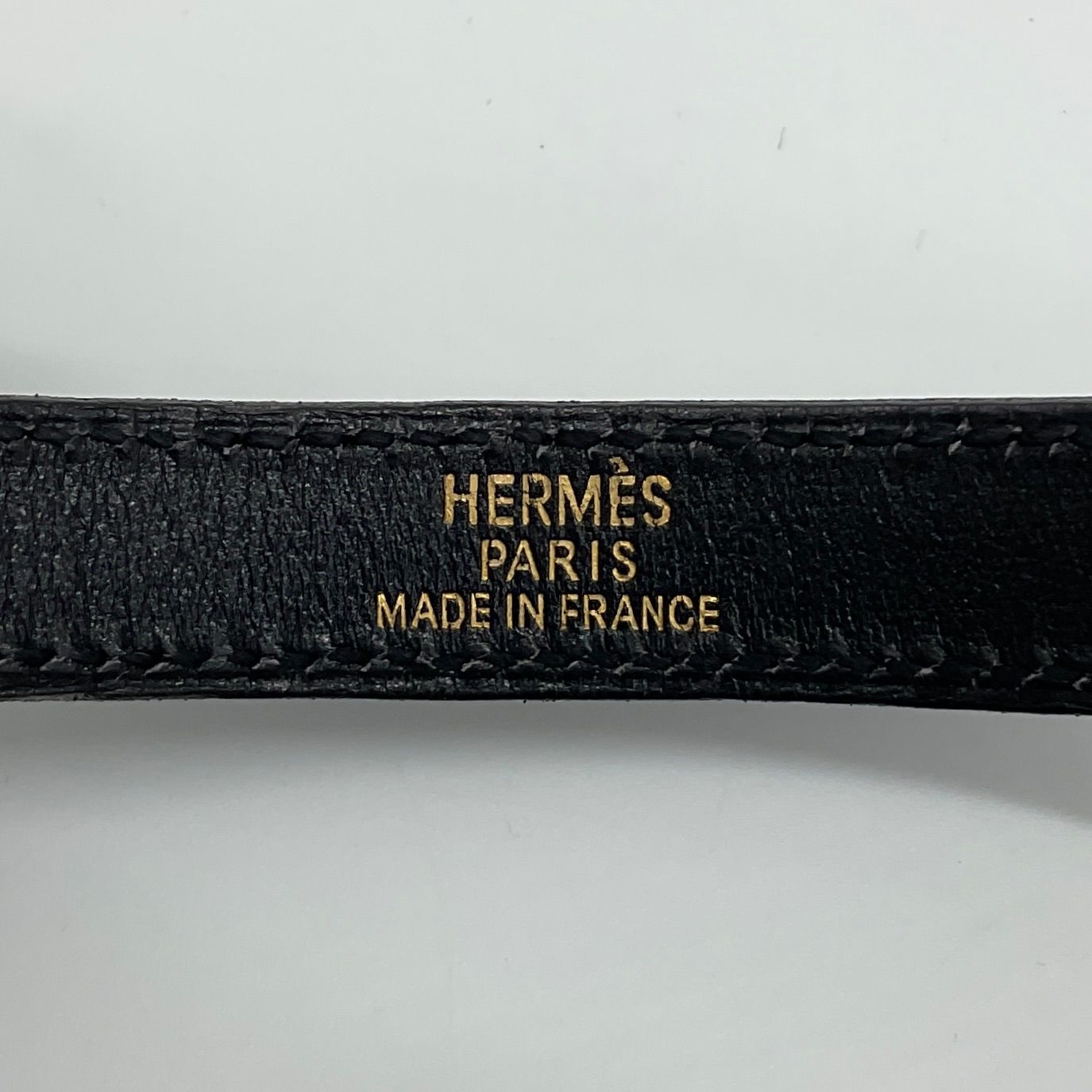 ○HERMES エルメス ドゥブルトゥール ケリー レザーブレスレット 2連 2 