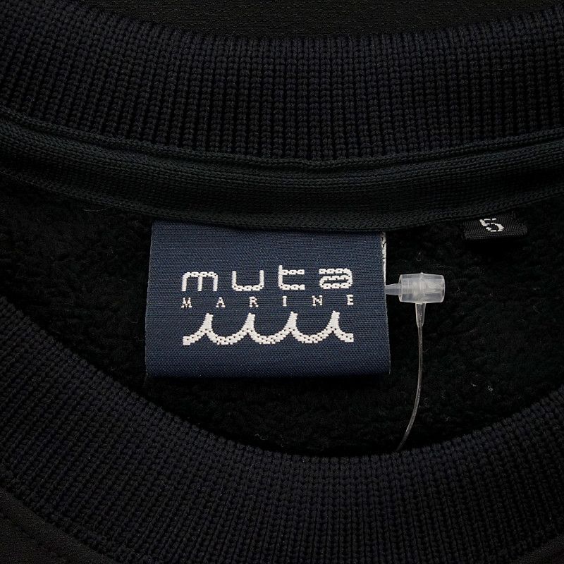 新品 完売品 ムータマリンゴルフ 裏起毛クルーネックプルオーバー 裏