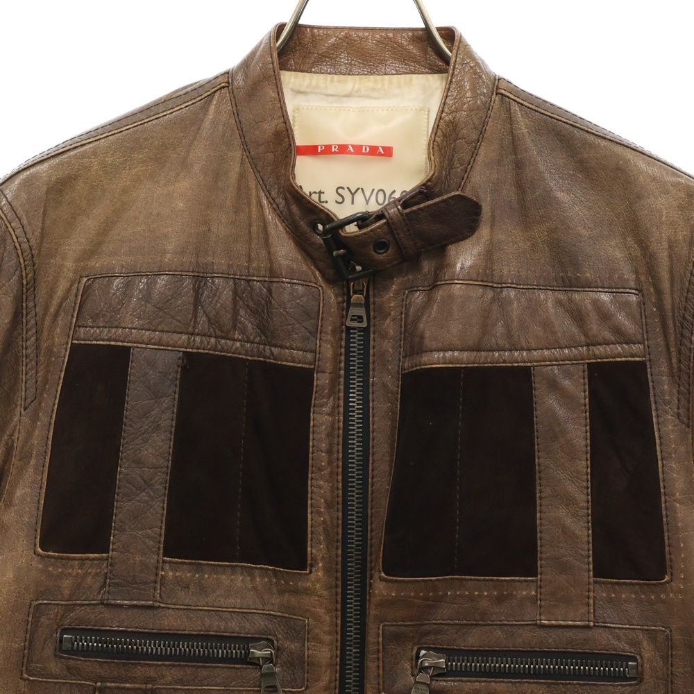 PRADA SPORT (プラダ スポーツ) 03AW BUFALO INVECCIATO LEATHER MULTI 