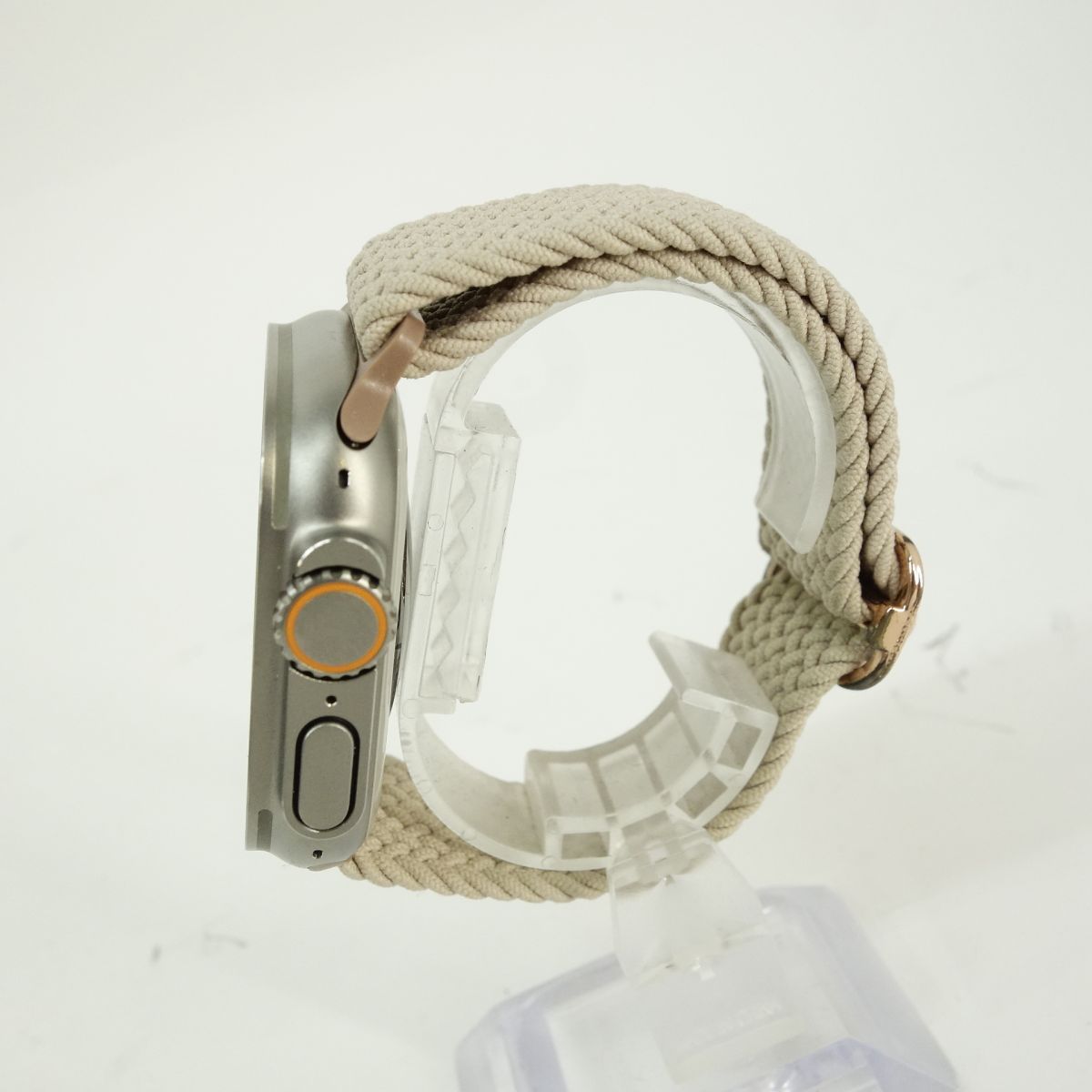 Apple Watch Ultra 49mm GPS Cellularモデル MQFW3J A チタニウムケース 社外バンド バッテリー最大容量100％