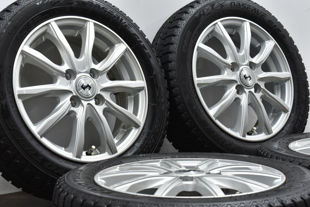 【バリ溝】Weds SECRET 14in 4.5J +45 PCD100 トーヨー オブザーブ GIZ2 155/65R14 N-BOX ワゴンR アルト タント ムーヴ デイズ サクラ