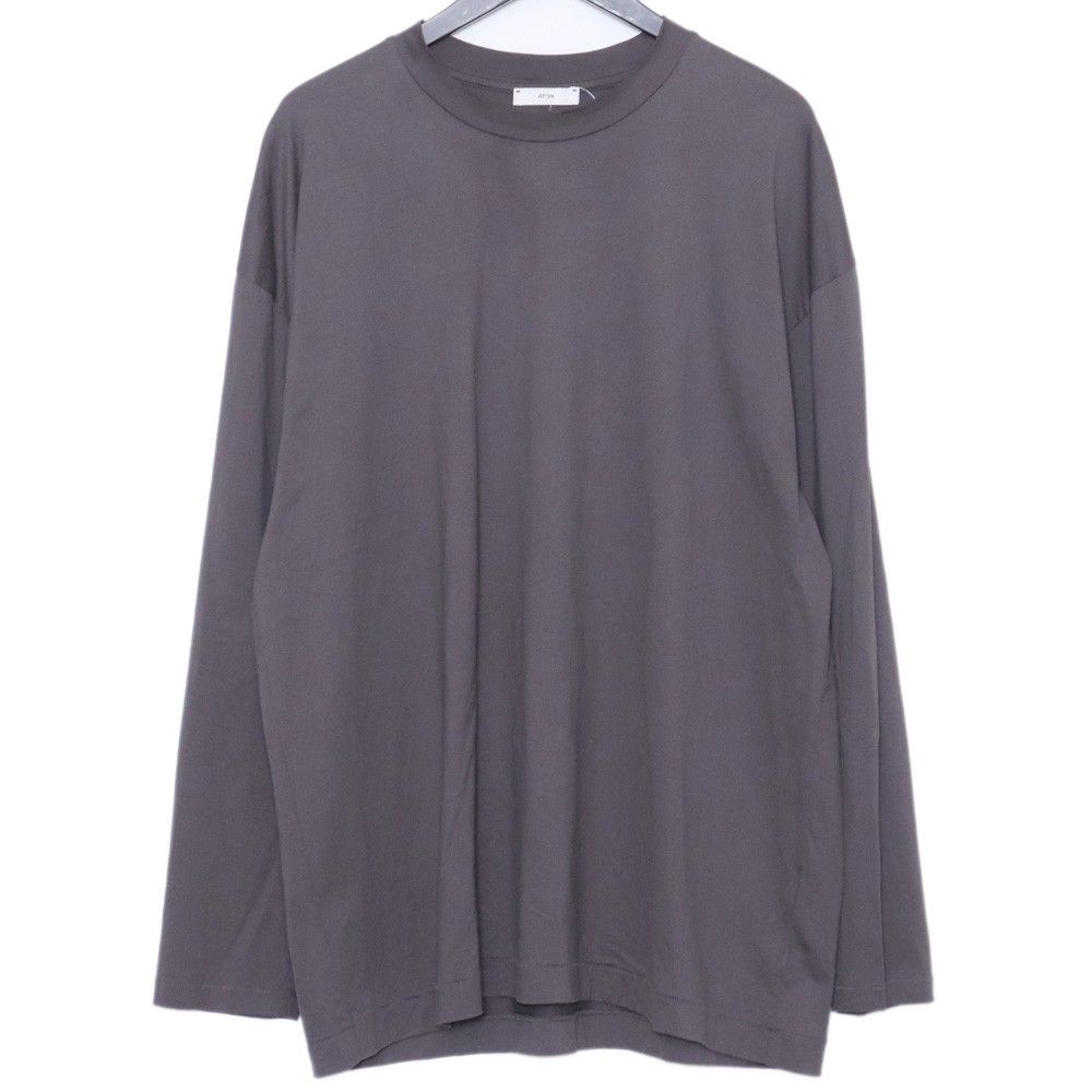 ATON オーバーサイズロングスリーブTシャツ サイズ06 グレー