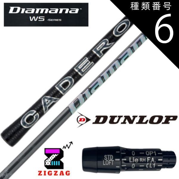 種類6：WS-50 (R) ディアマナWS スリクソン・ダンロップ付き