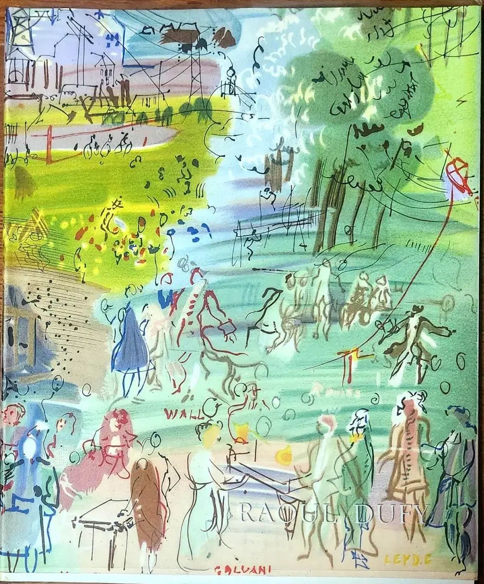 画家 作品集 ラウル ダッフィー 展示会 カタログ 飛ぶ 1972