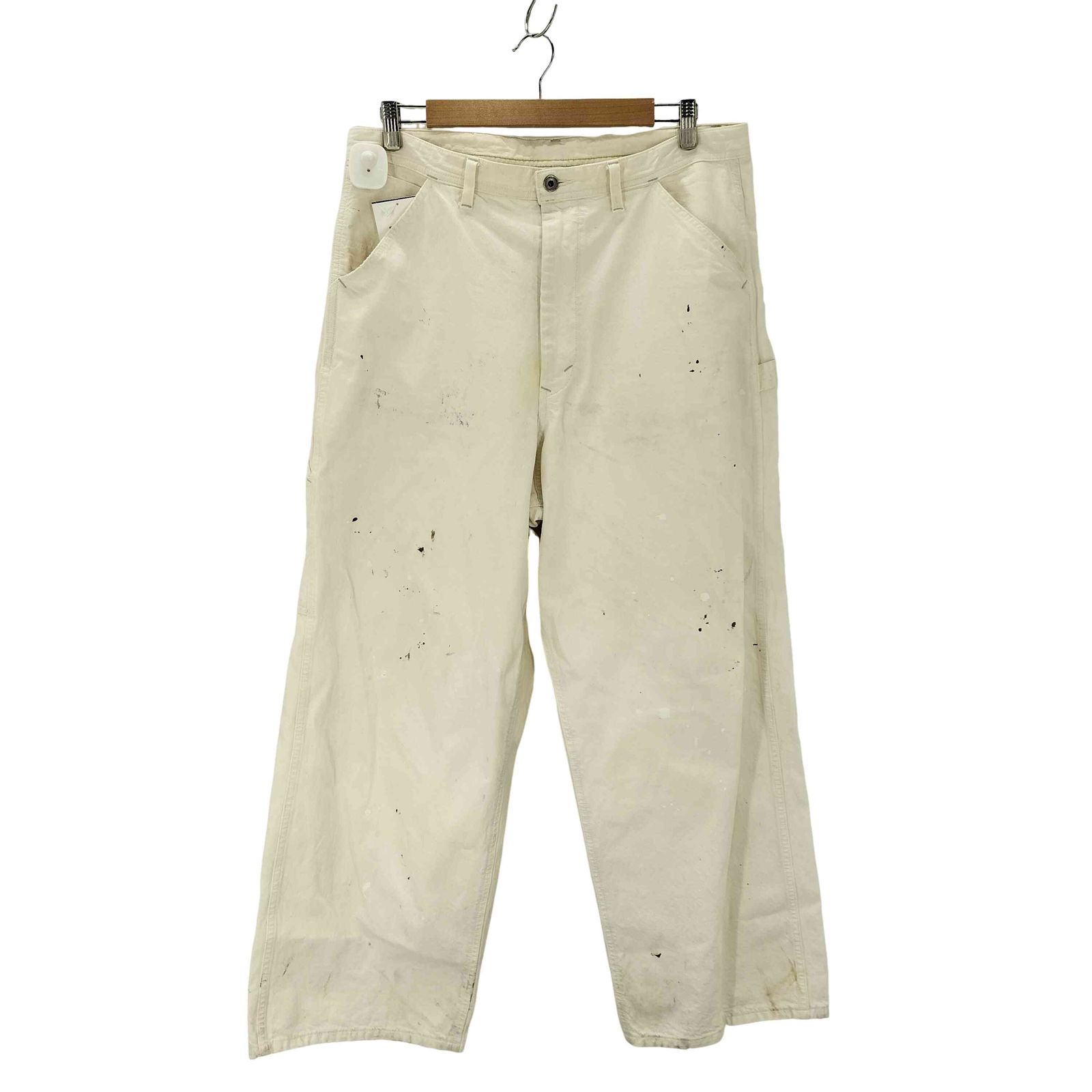 ジャーナルスタンダードホームステッド JOURNAL STANDARD J.S HOMESTEAD J.S.Homestead | アイボリースプラッシュ ペインターパンツ メンズ JPN L