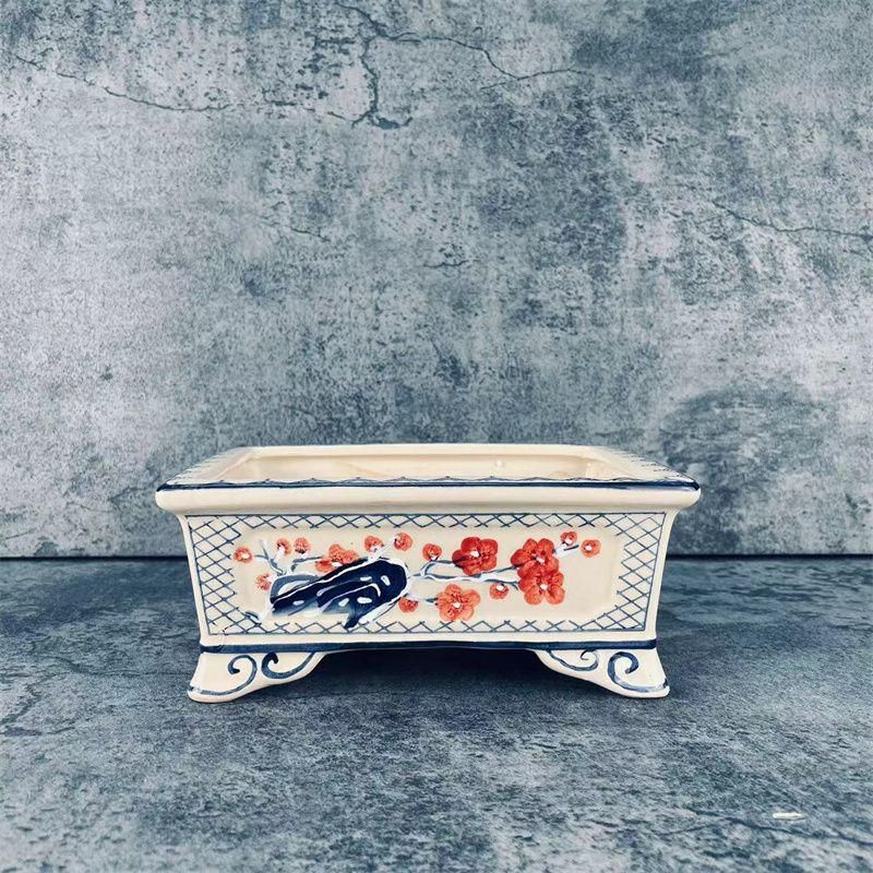 超人気 盆栽鉢 青磁鉢 山野草鉢 多肉植木鉢 小品大品盆栽鉢 陶器鉢置物