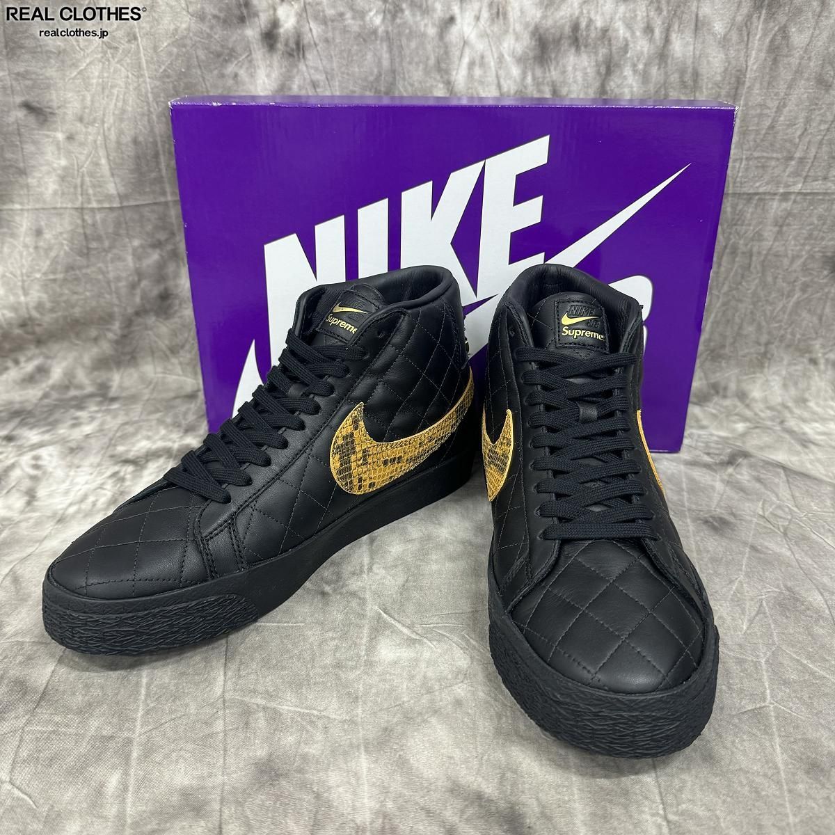 Supreme×NIKE/シュプリーム×ナイキ SB ZOOM BLAZER MID QS/ズーム ブレーザー ミッド DV5078-001/27.0  - メルカリ