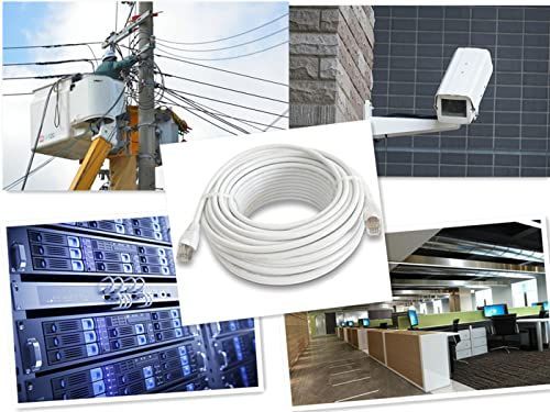 30M 30M ホワイト 屋外用 LANケーブル CAT5e 屋外仕様 2重被覆 耐候性