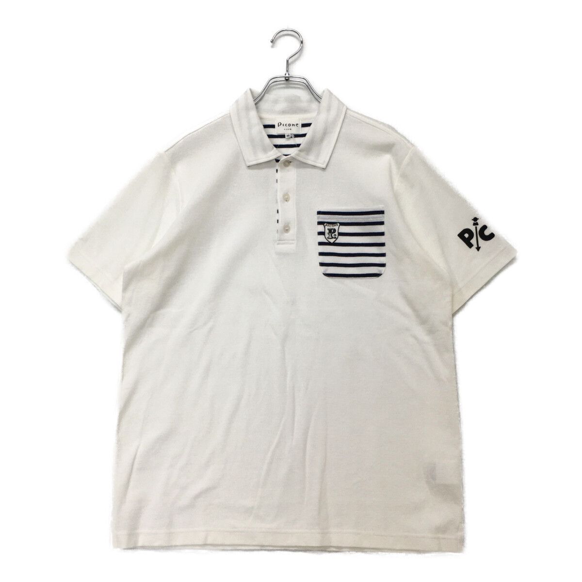 中古 メンズ ピッコーネクラブ PICONE CLUB 半袖ポロシャツ 48(L 中古 メンズ ピッコーネクラブ PICONE CLUB 半袖ポロシャツ 48(L